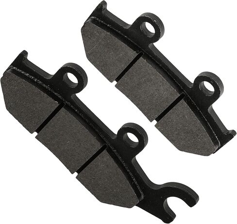 Caltric Semi-Metallic Brake Pads Compatible with Yamaha Wolverine X4 YXF85 2018-2021 / 1XD-25805-00-00 in Saudi Arabia