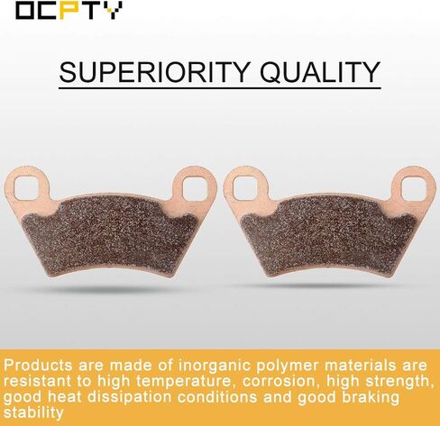 OCPTY Sintered Brake Pads FA354 Fit for 2004 05 2006 for Polaris Ranger TM, 2005 2006 for Polaris Ranger XP 700, 2006 2007 2011 2012 for Polaris Ranger 500, 2006 2007 2008 2009 for Polaris Ranger 700 in Saudi Arabia