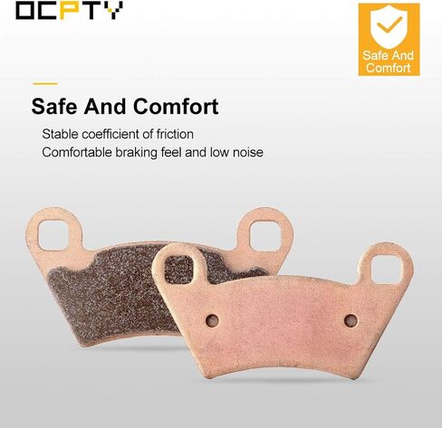 OCPTY Sintered Brake Pads FA354 Fit for 2004 05 2006 for Polaris Ranger TM, 2005 2006 for Polaris Ranger XP 700, 2006 2007 2011 2012 for Polaris Ranger 500, 2006 2007 2008 2009 for Polaris Ranger 700 in Saudi Arabia