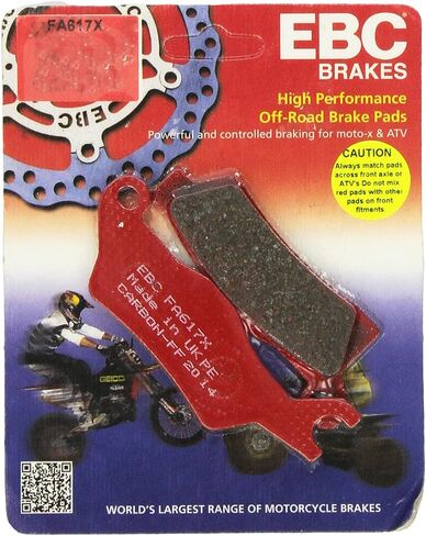 وسادة فرامل قرصية من سلسلة EBC FA617X Carbon X، سوداء، مقاس واحد in Kuwait