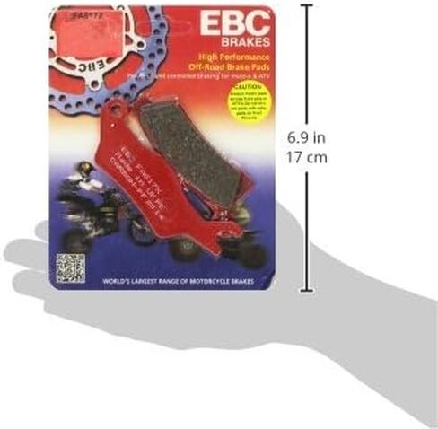 وسادة فرامل قرصية من سلسلة EBC FA617X Carbon X، سوداء، مقاس واحد in Kuwait