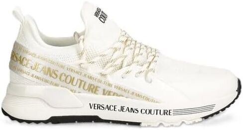 أحذية Versace Jeans Couture الرياضية 77VA3SA8 ZS908 اللون أبيض G03 (أبيض G03، نظام مقاسات الأحذية الأمريكية، للبالغين، للنساء، رقمي، متوسط، 8) in Saudi Arabia