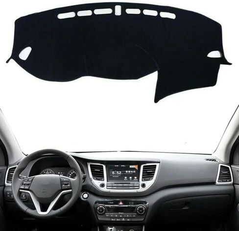Car Dashboard Cover Anti-Scratch Dash Cover Interior Dash Covers - for Hyundai Tucson 2016 2017 2018 in Saudi Arabia
