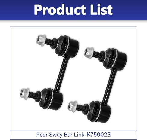 Rear Sway Bar Links K750023 Stabilizer Bar End Link Kit Compatible With 2000-2009 Honda S2000 2003-2006 Subaru Baja 2005-2009 Subaru Legacy Outback - 2 Pcs in Saudi Arabia