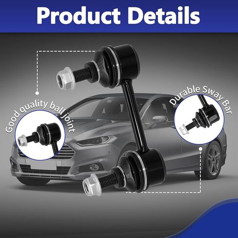 Rear Sway Bar Links K750023 Stabilizer Bar End Link Kit Compatible With 2000-2009 Honda S2000 2003-2006 Subaru Baja 2005-2009 Subaru Legacy Outback - 2 Pcs in Saudi Arabia