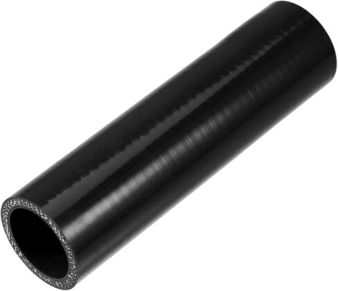 1.25" ID 6" Length 4-Ply Reinforced High Temp Straight Coupler Silicone Reducer Hose Black for Car Intercooler Intake Piping Replacement Car Parts in Saudi Arabia