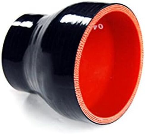 Rev9Power Rev9_SH-SR-225300-BLACK; خرطوم سيليكون مستقيم مخفض 2.25 إلى 3.00 بوصة (أسود) in Kuwait