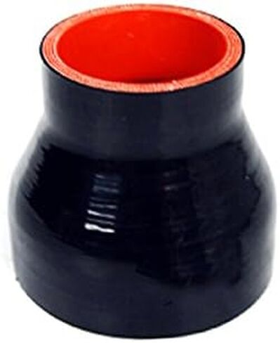 Rev9Power Rev9_SH-SR-225300-BLACK; خرطوم سيليكون مستقيم مخفض 2.25 إلى 3.00 بوصة (أسود) in Kuwait