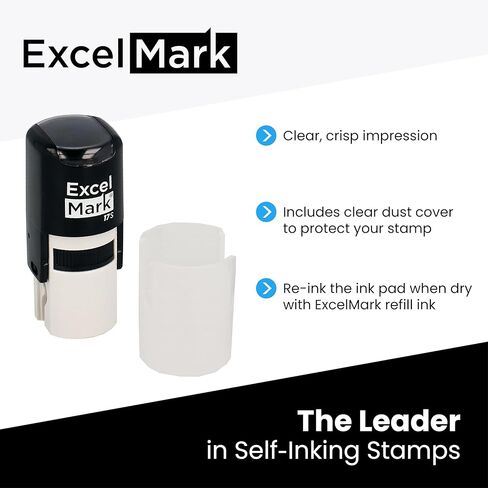 ExcelMark St. Patricks Day Rubber Stamp, Shamrock Stamp, Green Ink in Saudi Arabia
