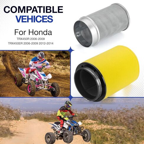 Air Filter & Body Cage Holder for Honda TRX450R TRX450ER 2006-2009 2012-2014 17254-HP1-600 17211-HP1-600 in Saudi Arabia