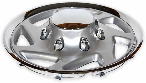 أغطية إطار حافة فضية + كروم مقاس 16 بوصة (مجموعة من 4) لسيارة Ford Superduty 1995-2004 in Saudi Arabia