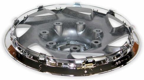 أغطية إطار حافة فضية + كروم مقاس 16 بوصة (مجموعة من 4) لسيارة Ford Superduty 1995-2004 in Saudi Arabia