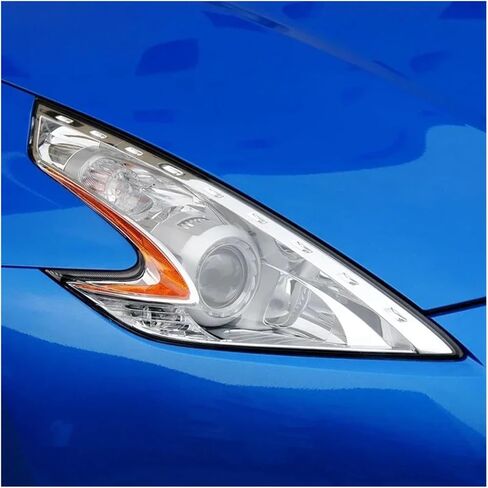 Car Front Lens Light Head Lamp Lampcover Headlight Transparent Lampshade Headlight Cover Compatible For Nissan 370Z 2008-2019(Left and Right) in Saudi Arabia