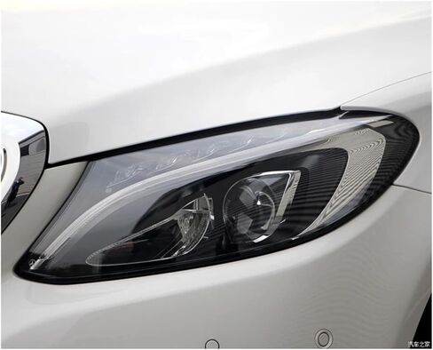 Compatible For Benz C-Class W205 2015-2018 C180 C200 C260L C280 C300 Car Front Headlight Lens Cover Clear Headlight Lampshade(Left) in Saudi Arabia