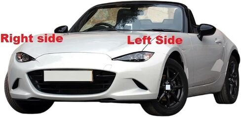Compatible For Mazda MX-5 MX5 2016 2017 2018 2019 Car Headlamp Cover Headlight Shell Transparent Lampshade Replace Lens(Left Side) in Saudi Arabia