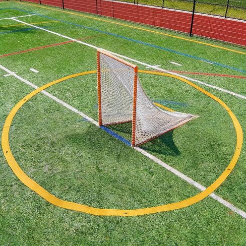 MR Portable Lacrosse Crease 18’, Men's Regulation Size Portable Lacrosse Crease, Official Size Portable Crease for Lacrosse with Carry Bag Included in Kuwait