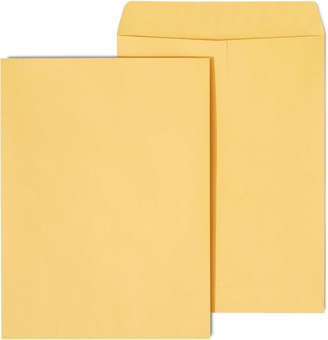 Staples 9 x 12 Brown Gummed Catalog Envelopes, Heavyweight Kraft Open‑End Mailers, 500/Carton in Saudi Arabia
