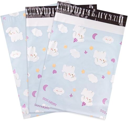 50x Designer Poly Mailers 10x13 Inch – Colorful Shipping Bags with Self Seal | Tear & Waterproof Mailing Envelopes for Packaging, Small Business & E-Commerce (Dinosaur) in Saudi Arabia