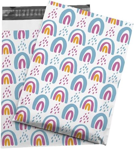 50x Designer Poly Mailers 10x13 Inch – Colorful Shipping Bags with Self Seal | Tear & Waterproof Mailing Envelopes for Packaging, Small Business & E-Commerce (Dinosaur) in Saudi Arabia