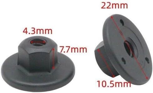 10PCS For BMW X1 X2 X3 Front and Rear Wheel Cover Base Plate Rear Bumper Nut Clips Base Clips Auto Fastener distintivo in Saudi Arabia