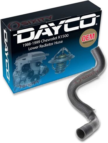 Dayco Lower Radiator Coolant Hose compatible with Chevrolet K1500 5.0L 5.7L V8 1988-1999 in Saudi Arabia