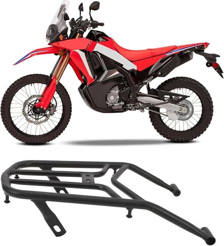 الرف الخلفي للدراجة النارية لـ CRF250L CRF250M CRF250، رف أمتعة الدراجة النارية، رفوف الأمتعة الرياضية، مقاوم للصدأ وسهل التركيب in Saudi Arabia