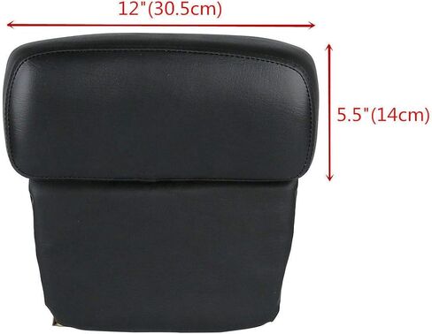 Green-L Matte Black Razor Trunk Backrest Pad Mount Rack Fit for Harley Touring Electra Road Street Glide 2009-2013 in Saudi Arabia