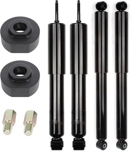 طقم ممتص صدمات بدعامات أمامية وأمامية وخلفية مقاس 2 بوصة طقم رفع فولاذي للتسوية لـ F-150 in Kuwait