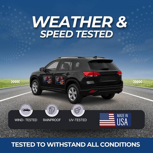 الذكرى السنوية الـ 250 لعلامة مغناطيس السيارة لاستقلال الولايات المتحدة الأمريكية من DC | ورقة مغناطيسية مرنة للسيارة مع دعم لاصق | ملصق مغناطيسي ممتص للصدمات مقاس 12 × 18 بوصة للمركبات والشاحنات الإعلانية | 2 جهاز كمبيوتر | صنع في الولايات المتحدة الأمري in Kuwait