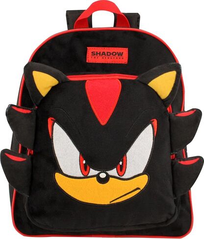 حقيبة ظهر Sonic The Hedgehog Shadow للأولاد والبنات والأطفال من القطيفة باللون الأسود حقيبة مدرسية وهدايا وحقيبة ظهر للسفر in Saudi Arabia