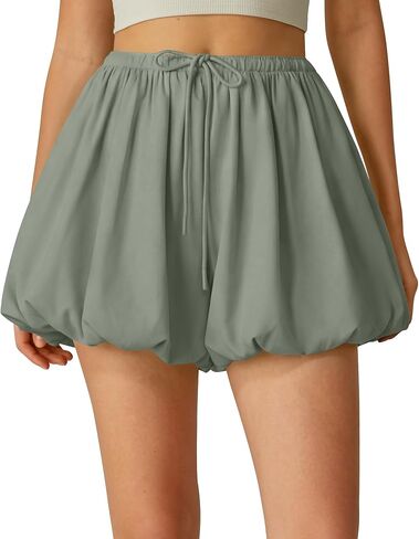G4Free Chillwhisp Bubble Shorts for Women 3" Drawstring with Pockets Lightweight Workout Casual Skort in Saudi Arabia