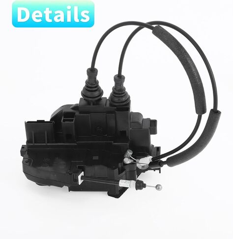 X AUTOHAUX استبدال محرك قفل الباب الأمامي الأيسر للسائق مع كابل لشركة Hyundai Elantra 2009-2012 مجموعة مشغل مزلاج الباب استبدال رقم 813102L020 أسود in Saudi Arabia