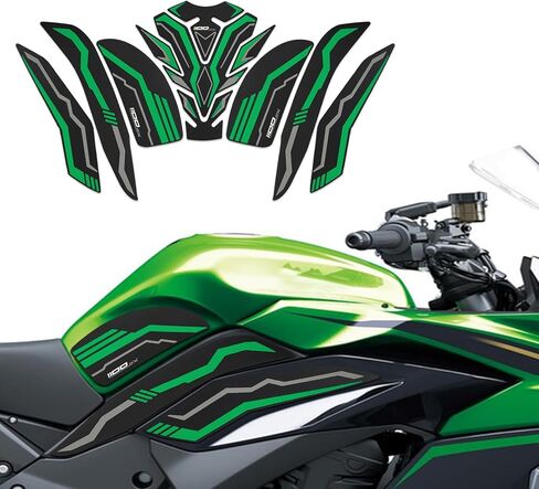 للنينجا 1100SX نينجا 1100sx 2025 ملحقات خزان الوقود منصات الجر ملصقات مضادة للانزلاق خزان الوقود للدراجات النارية منصات الركبة خزان الوقود منصات قبضة خزان الوقود ملصقات تعزيز التحكم in Kuwait