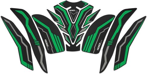 للنينجا 1100SX نينجا 1100sx 2025 ملحقات خزان الوقود منصات الجر ملصقات مضادة للانزلاق خزان الوقود للدراجات النارية منصات الركبة خزان الوقود منصات قبضة خزان الوقود ملصقات تعزيز التحكم in Kuwait