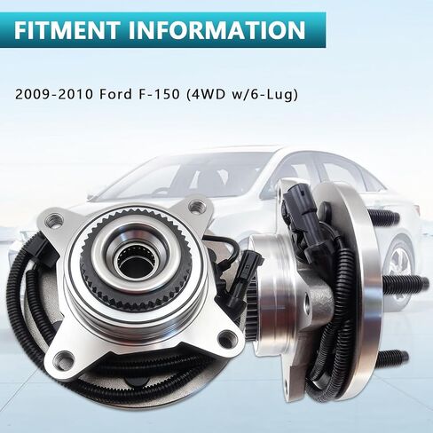 515119 Front Wheel Bearing Hub Assembly for 2009 2010 Ford F-150 F150 4WD (2PCS) in Saudi Arabia