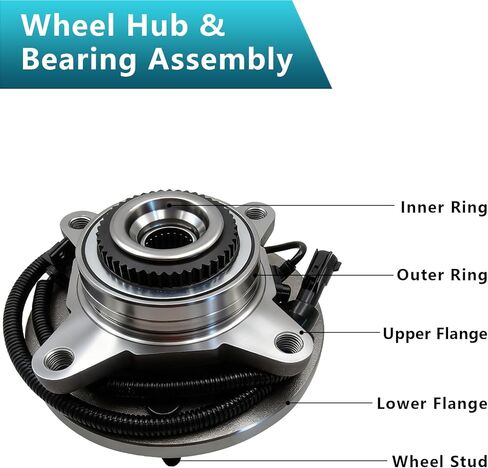 515119 Front Wheel Bearing Hub Assembly for 2009 2010 Ford F-150 F150 4WD (2PCS) in Saudi Arabia
