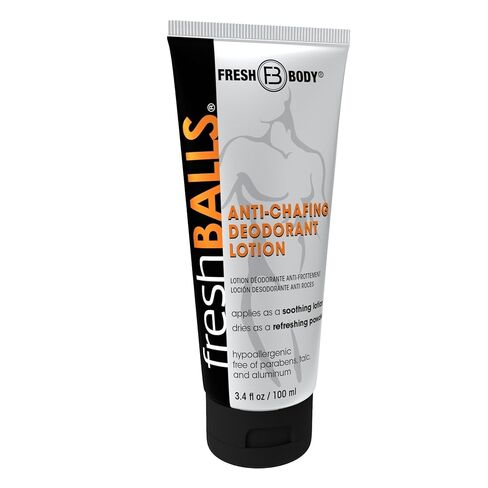 Fresh BALLS Deodorant For Men: Anti Chafing Ball Cream to Powder for Men’s Groin, Private Parts | Comfort Lotion is Aluminum-Free & Talc-Free, 3.4 oz in Kuwait
