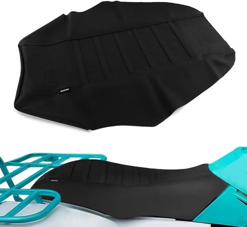 Striped Grip Gripper Seat Cover Fit for Polaris TrailBoss 250/300/325/350/400, Xplorer 250/300 Soft Dirt Bike Leather Seat Cushion Cover (Black) in Saudi Arabia