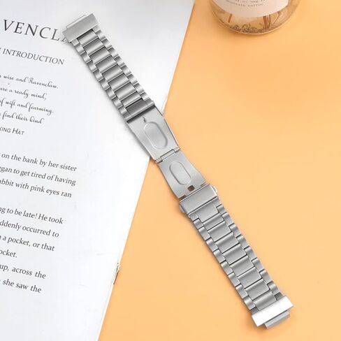 سوار ساعة من الفولاذ المقاوم للصدأ + حزام من التيتانيوم متوافق مع Casio GM-2100 GA-2100 GA-2110 GA-B2100 GM-5600 GM-6900 GM-2140GEM GM-2110 GM-2110D in Kuwait