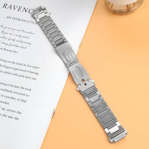 سوار ساعة من الفولاذ المقاوم للصدأ + حزام من التيتانيوم متوافق مع Casio GM-2100 GA-2100 GA-2110 GA-B2100 GM-5600 GM-6900 GM-2140GEM GM-2110 GM-2110D in Kuwait