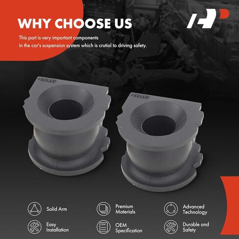 A-Premium 2 x Front to Frame Sway Bar Bushing Kit, Compatible with Cadillac SRX 2010 2011 in Saudi Arabia