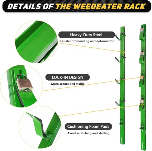 4 أماكن لآكل الأعشاب تناسب شاحنة مقطورة المناظر الطبيعية ومقطورات المرافق المفتوحة وقابلة للقفل وحامل حامل حامل مع 4 قفل فولاذي أخضر in Kuwait