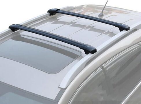 Crossbars Fits for KIA Carnival 2021 2022 2023 2024 2025 2026 Cross Bar Roof Rack Rail Luggage Cargo Carrier Adjustable Lockable Black in Kuwait