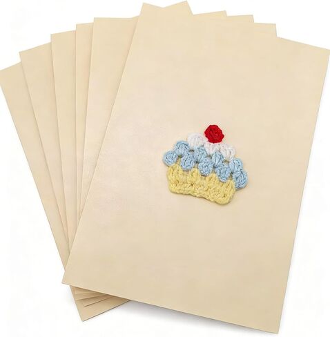 6 Pcs Birthday Cards Happy Birthday Knitted Cake Card for Friend Women Men in Saudi Arabia