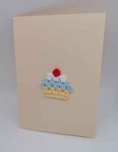 6 Pcs Birthday Cards Happy Birthday Knitted Cake Card for Friend Women Men in Saudi Arabia