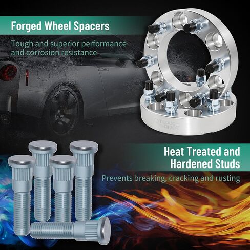 فواصل عجلات 6X5.5 متوافقة مع Tacoma 4Runner Tundra FJ Land Cruiser، محولات مركزية للعروة مقاس 1.25 بوصة 6x139.7 مم، تجويف 108 مم، مسافة خيط M12x1.5، غير مركزية in Kuwait