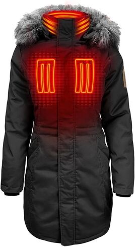 ActionHeat 5V Women's Battery Heated Parka Jacket XS in Saudi Arabia