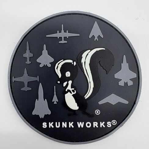 Lockheed Martin® Skunk Works® PVC Patch – Hook and Loop Backing, 3.5 Inch, Aerospace Patch in Saudi Arabia