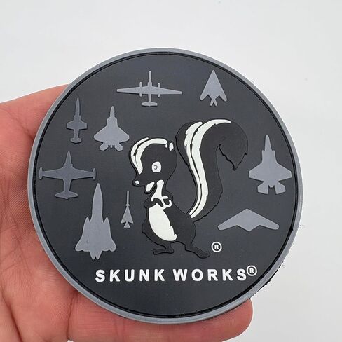 Lockheed Martin® Skunk Works® PVC Patch – Hook and Loop Backing, 3.5 Inch, Aerospace Patch in Saudi Arabia