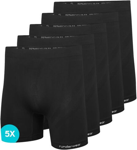 Runderwear Running Boxer Mens – Sports Underwear, Seamless Undershorts, Mens Boxer Briefs for Running in Kuwait